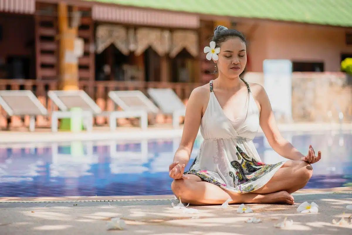 yoga  natation